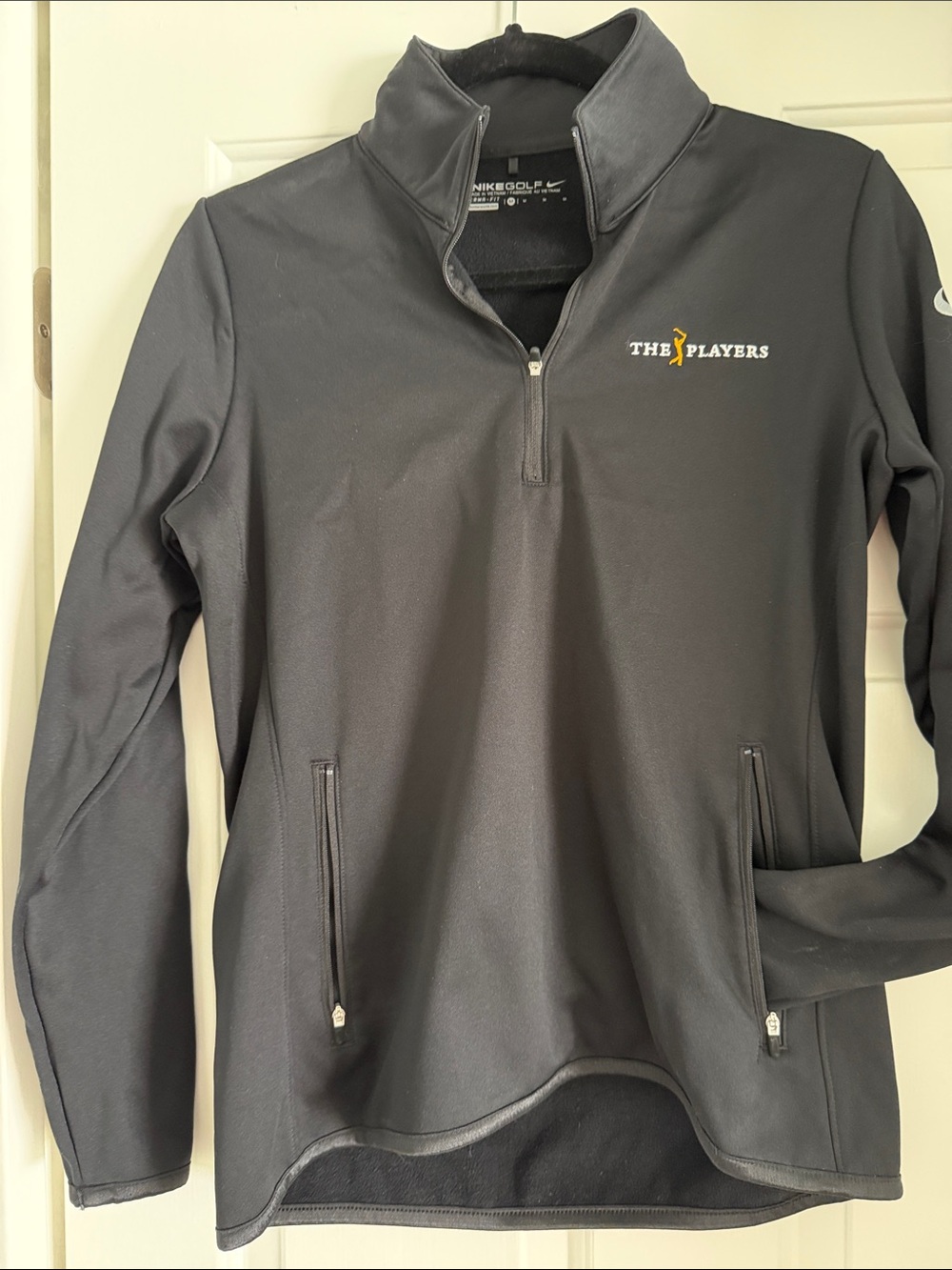 Nike Black The Players Quarter‑Zip Performance Jacket